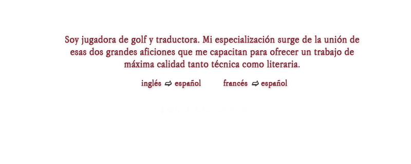 traducción de golf